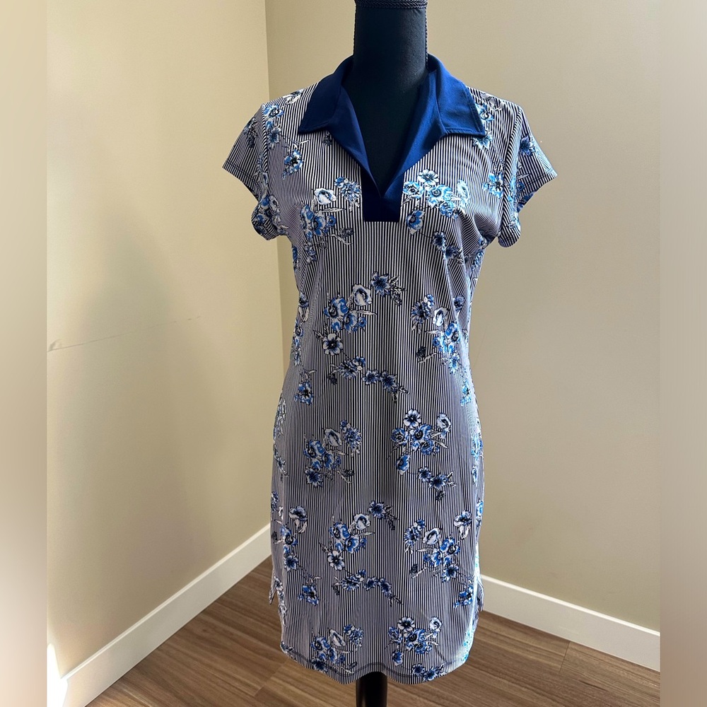 Dexim Floral Print Golf Dress - size medium